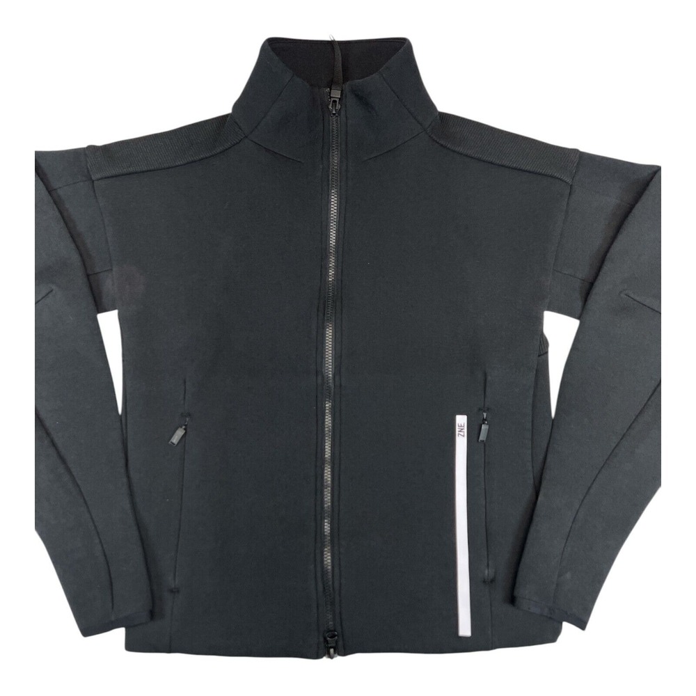 Adidas Z.N.E. Primegreen Womens XS Black Full Zip‎ Training Track Jacket